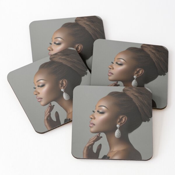 Item preview, Elegant woman with styled hair designed and sold by anytka.