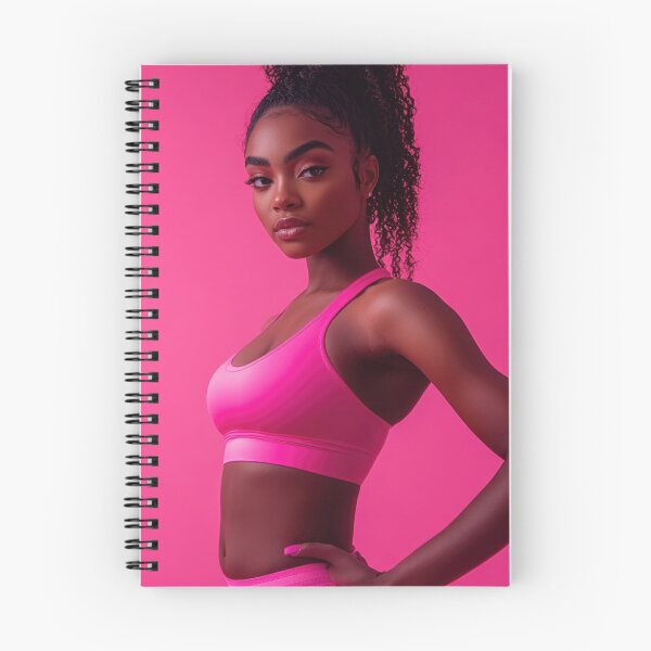Item preview, Model poses before pink background designed and sold by anytka.