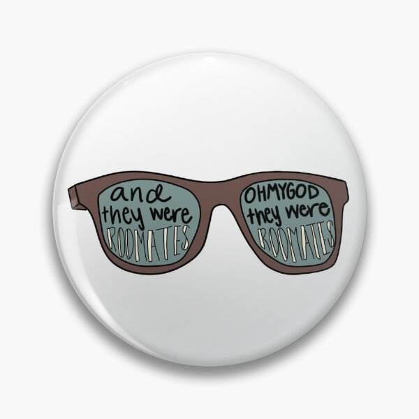 Item preview, "And They Were Roommates" Sunglasses Sticker designed and sold by MrsSmith0323.
