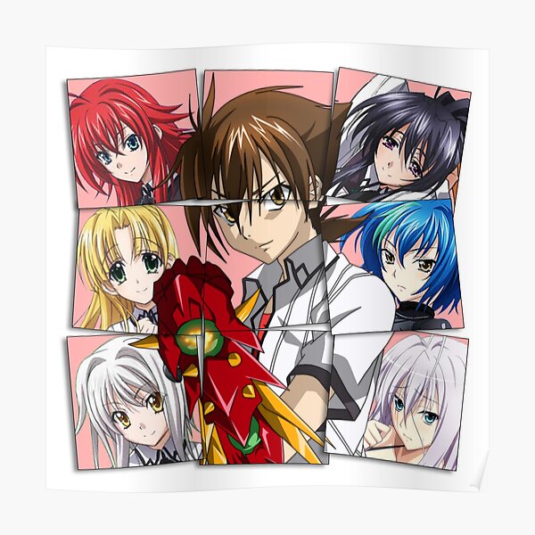 high school dxd new poster