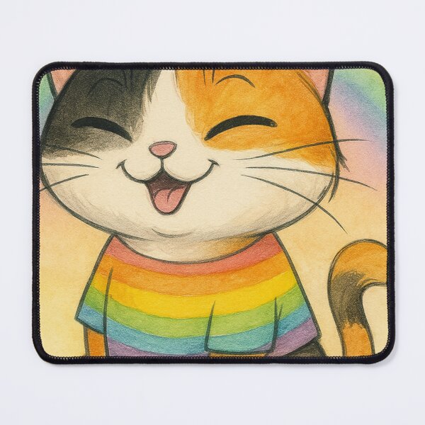 Item preview, Love Yourself – Rainbow Cat Positivity designed and sold by TrixiDesigns.