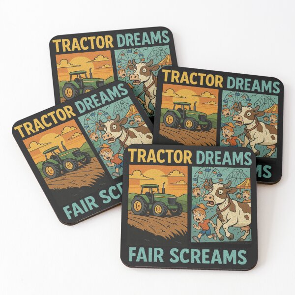 Item preview, Ain't No Tired Like Fair Week Tired - Tractor Dreams, Fair Screams designed and sold by I AM BRO.