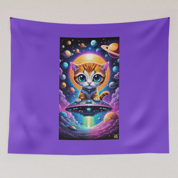 Item preview, Astro Cat Nelly designed and sold by Anamcaradivine.