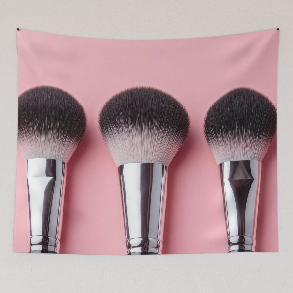 Item preview, Brushes on pink backdrop designed and sold by anytka.