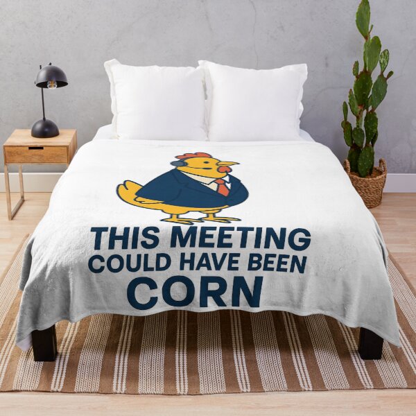 Item preview, This Meeting Could Have Been Corn – Formal Chicken Office Humor Design designed and sold by ArcadiaSilence.