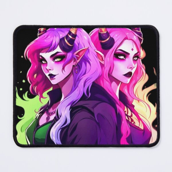 Item preview, Sisters of The Flame - Demon Goddesses in Neon Dreams designed and sold by DarkDesiresAU.