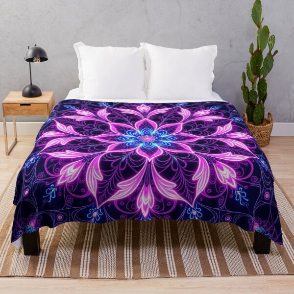 Item preview, Psychedelic Pink Mandala Bloom designed and sold by Harmonic_Layers.