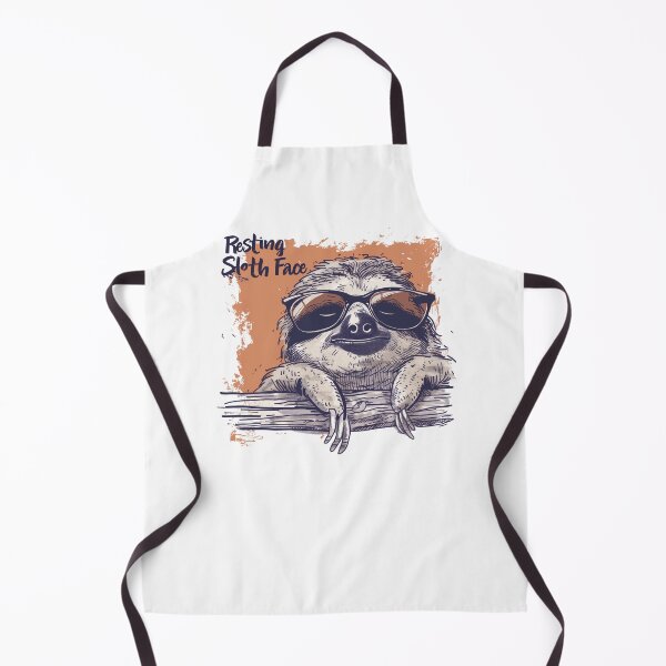 Item preview, Resting Sloth Face designed and sold by TheEmptyBottleStudio.