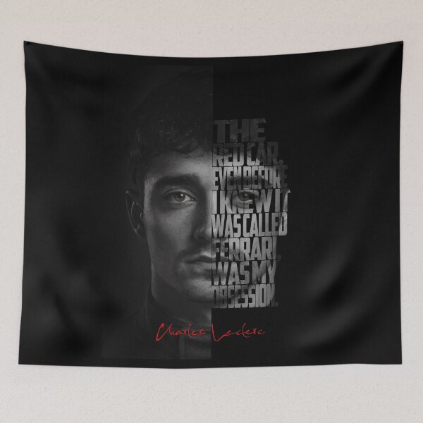 Item preview, Charles Leclerc – Motivational Quote designed and sold by Enea Kelo.