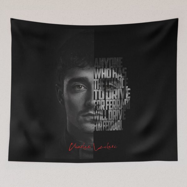 Item preview, Charles Leclerc – Motivational Quote designed and sold by Enea Kelo.