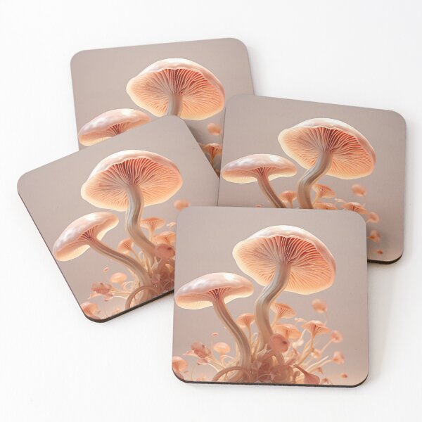 Item preview, Glow mushrooms in soft light designed and sold by anytka.