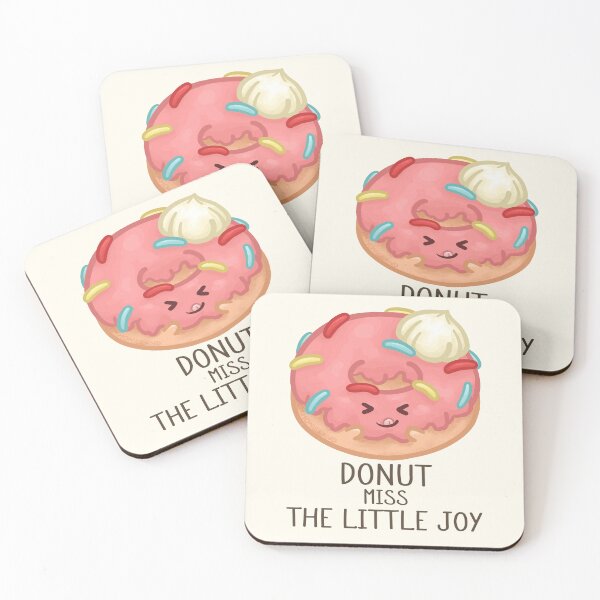 Item preview, Donut Miss the Little Joy Pun designed and sold by Khotekmei.