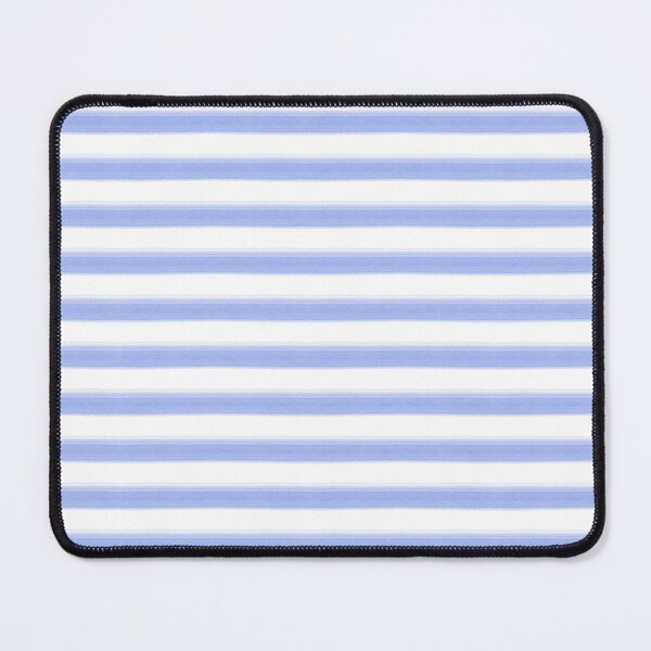 Item preview, Brushed Watercolor Horizontal Stripes - Blue And White designed and sold by QuestingPixel.