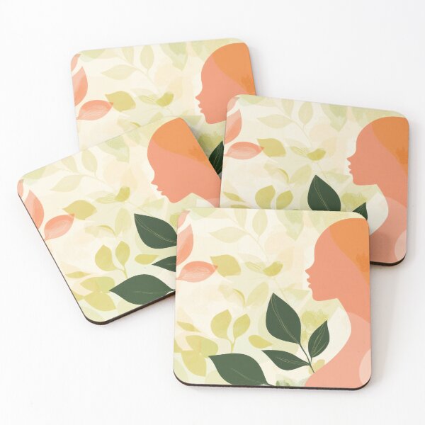 Item preview, Leafy female silhouette designed and sold by anytka.