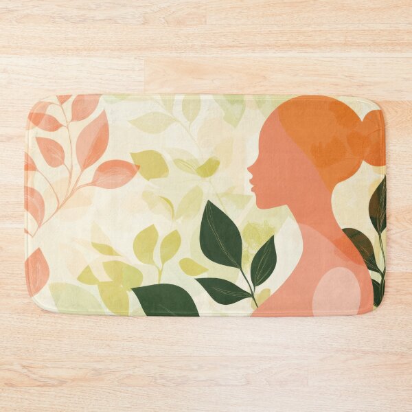 Item preview, Leafy female silhouette designed and sold by anytka.