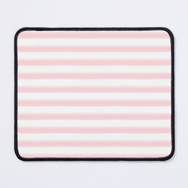 Item preview, Brushed Watercolor Horizontal Stripes - Pink And White designed and sold by QuestingPixel.