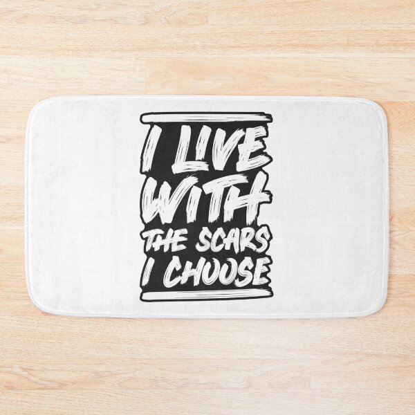 Item preview, I live with the scars I chose lettering designed and sold by Joncasmiart.