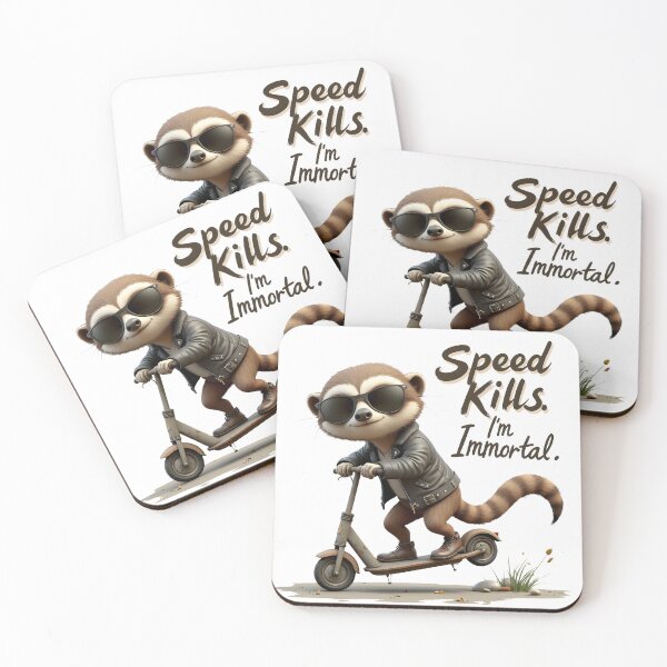 Item preview, Speed Kills, I'm Immortal designed and sold by TheEmptyBottleStudio.