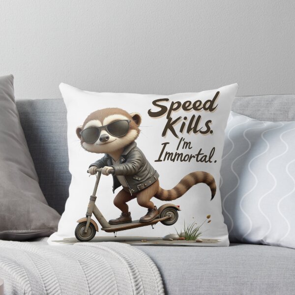 Item preview, Speed Kills, I'm Immortal designed and sold by TheEmptyBottleStudio.