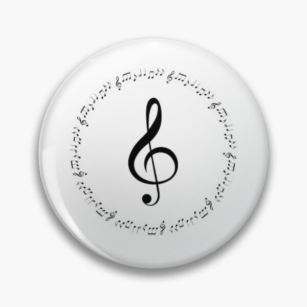 Item preview, Treble Clef in Harmony Circle – Music Lover Design designed and sold by dijjaboutique.
