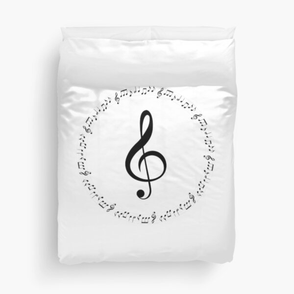 Item preview, Treble Clef in Harmony Circle – Music Lover Design designed and sold by dijjaboutique.