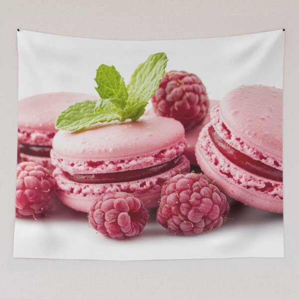 Item preview, Raspberry mint macarons designed and sold by anytka.