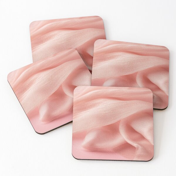 Item preview, Soft pink fabric draped on a surface designed and sold by anytka.