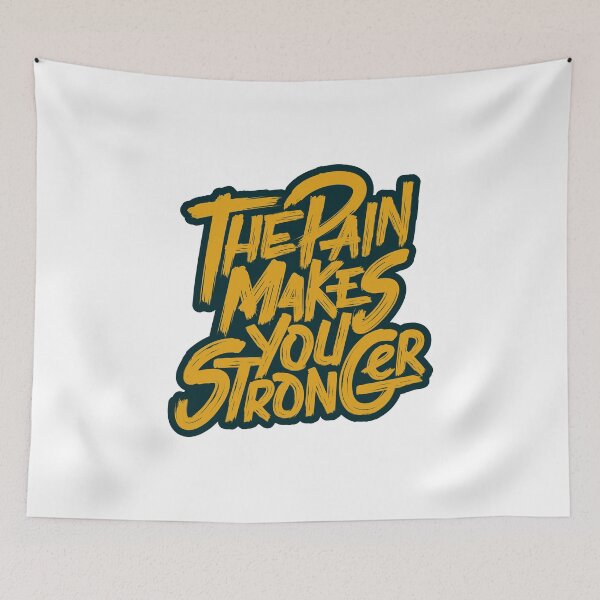 Item preview, Pain makes you strong lettering designed and sold by Joncasmiart.
