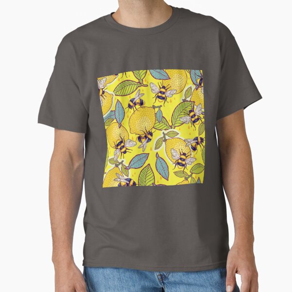 Item preview, Yellow lemon and bee garden. designed and sold by smalldrawing.
