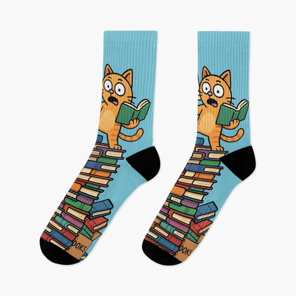 Item preview, Need More Books - Book Lover Cat designed and sold by memememescat.