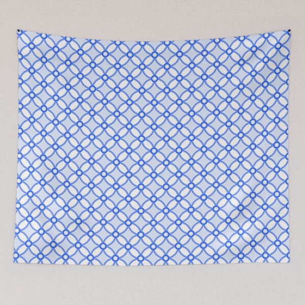 Item preview, Royal Blue Chain Pattern Seamless Repeat designed and sold by Sharon Schwalbe.