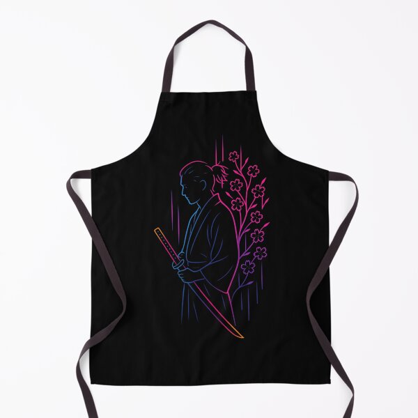 Item preview, Blade and Blossom – Neon Serenity of the Samurai designed and sold by ArcadiaSilence.