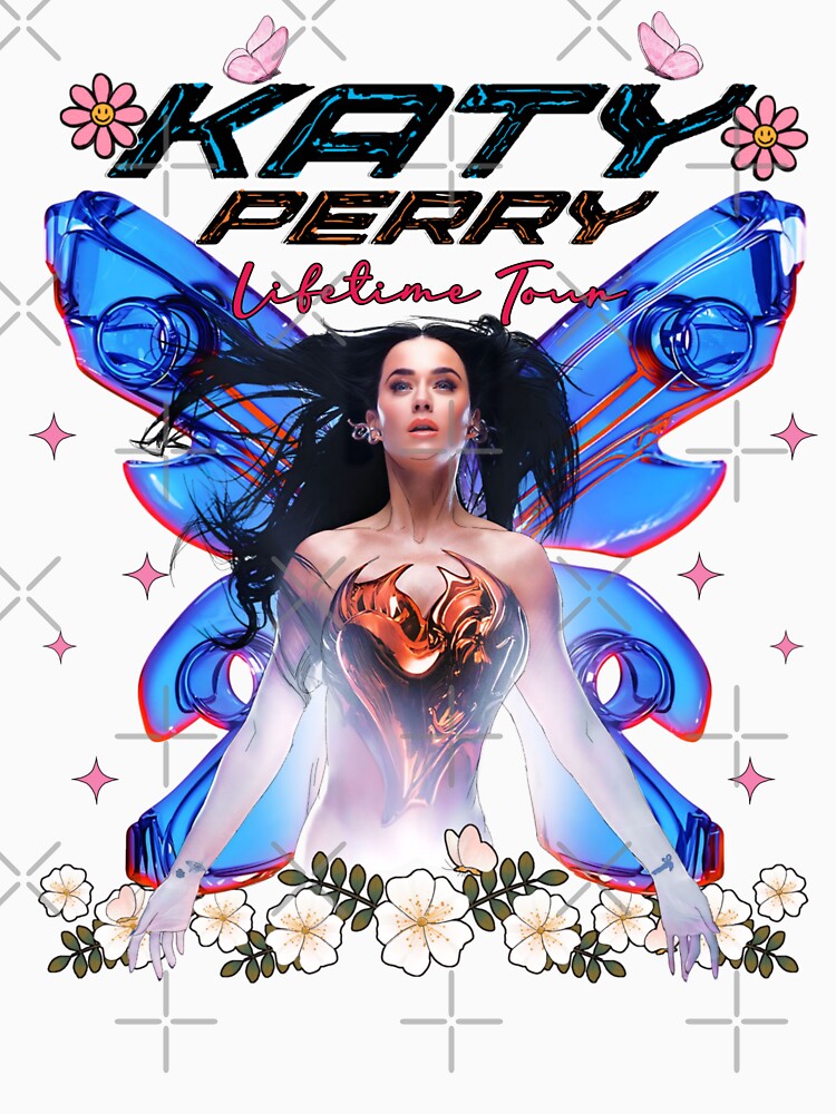 Thumbnail 7 of 7, Classic T-Shirt, Perry Tour 2025 | Katy Australia Print Tee | Butterfly Inspiration | Lifetimes Concert Tour Gift Men Woman Kids designed and sold by Ghostom.