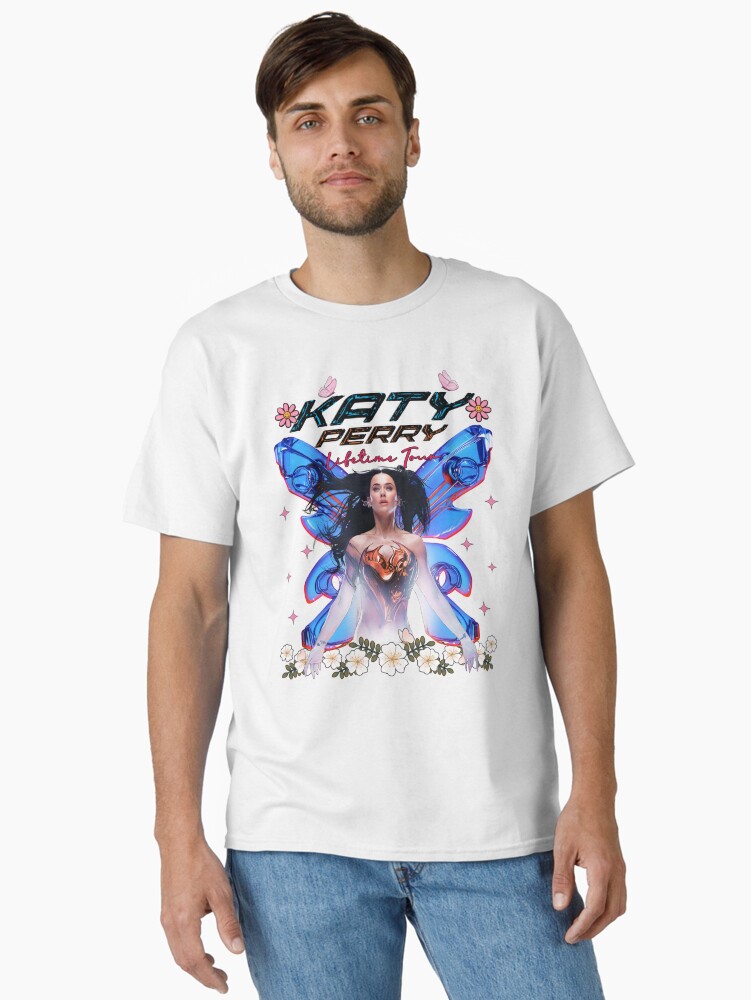 Thumbnail 1 of 7, Classic T-Shirt, Perry Tour 2025 | Katy Australia Print Tee | Butterfly Inspiration | Lifetimes Concert Tour Gift Men Woman Kids designed and sold by Ghostom.