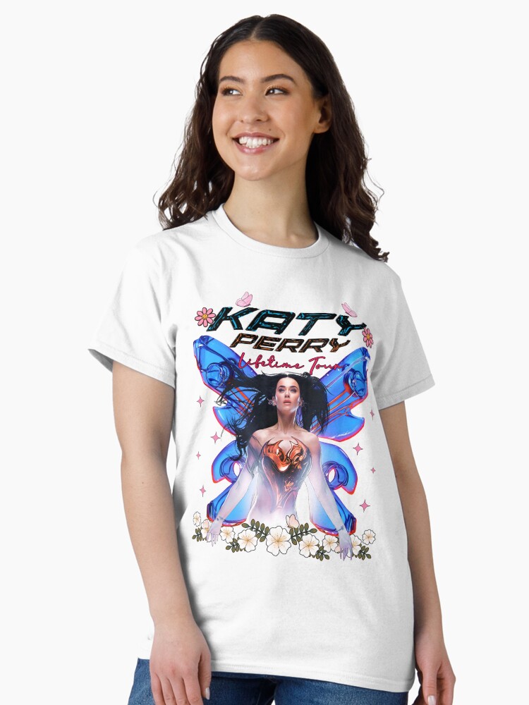 Thumbnail 2 of 7, Classic T-Shirt, Perry Tour 2025 | Katy Australia Print Tee | Butterfly Inspiration | Lifetimes Concert Tour Gift Men Woman Kids designed and sold by Ghostom.