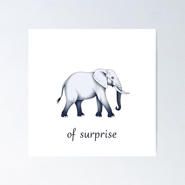 Item preview, The elephant of surprise designed and sold by Lamia M.