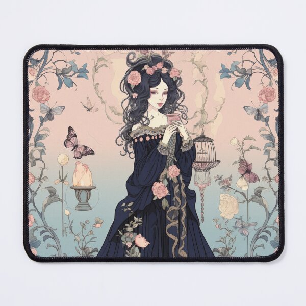 Item preview, Vintage Gothic | Pastel Gothic Girl | Floral Goth designed and sold by Radiant-Art.