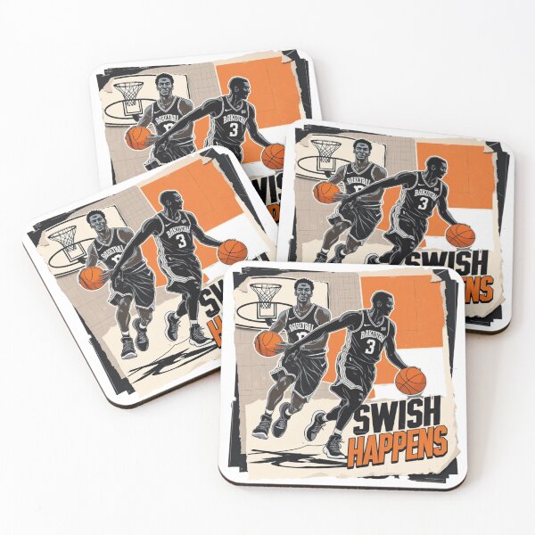 Item preview, Swish Happens – Basketball Vibes designed and sold by jelonkaa.