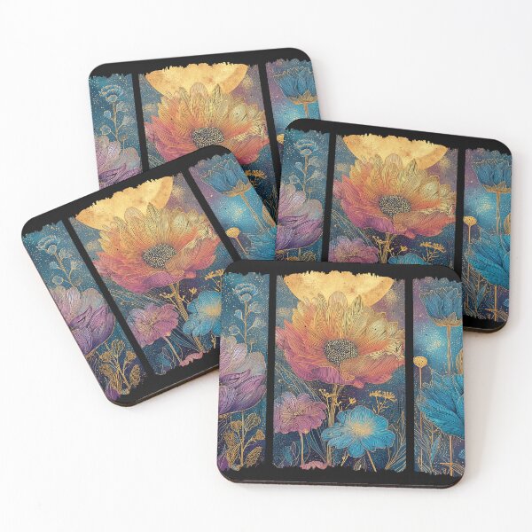 Item preview, Art Deco Floral Triptych designed and sold by Boddicca.