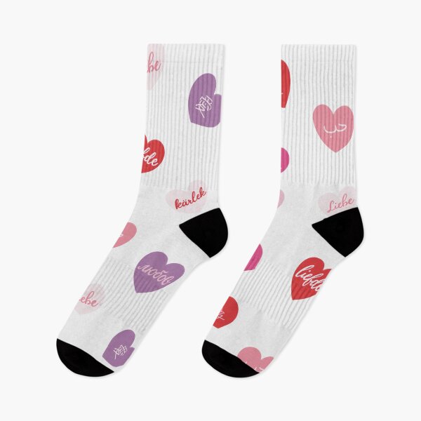 Item preview, love in different languages in hearts designed and sold by winterpumpkin.