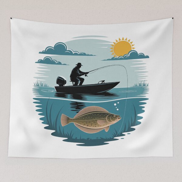 Item preview, Fishing Adventure – Calm Morning Catch designed and sold by jelonkaa.