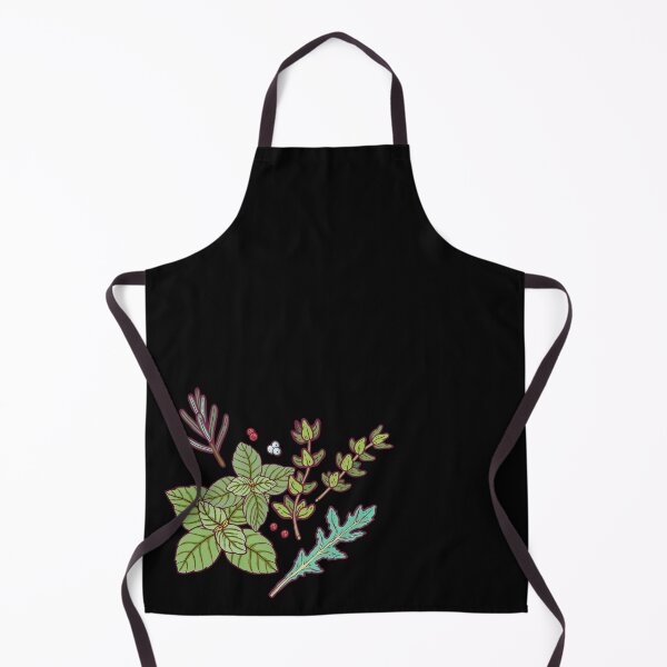 Item preview, dark herbs pattern designed and sold by smalldrawing.