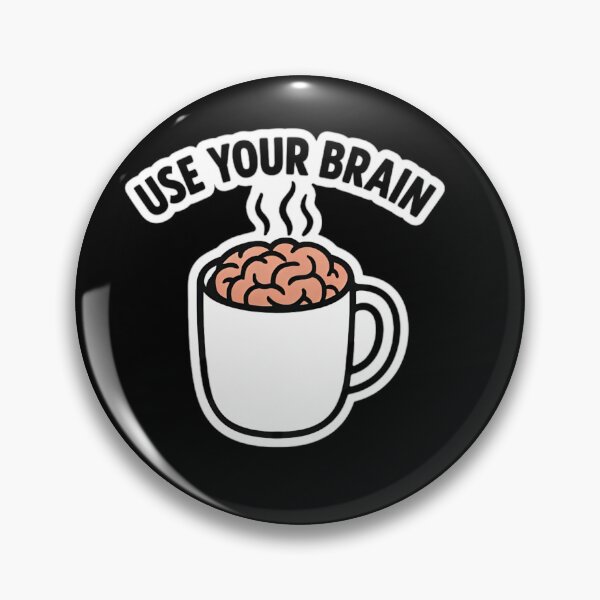 Item preview, Use Your Brain – Smart Coffee Art designed and sold by Amr Siam.