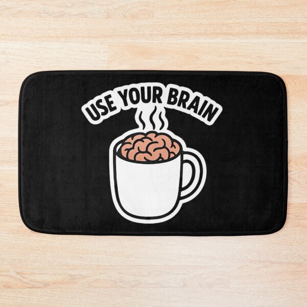 Item preview, Use Your Brain – Smart Coffee Art designed and sold by Amr Siam.