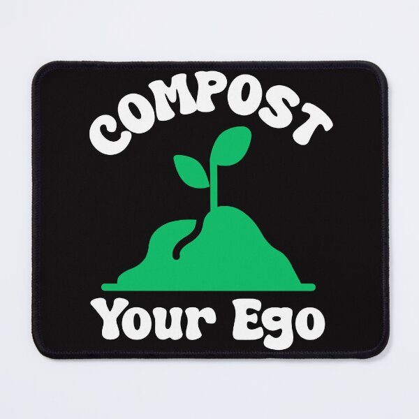 Item preview, Compost Your Ego Eco Unisex Tee, Nature Spiritual Shirt, Earth Lover Graphic Top, Sustainable Living T-Shirt, Mindfulness Yoga Apparel designed and sold by Orens POD.
