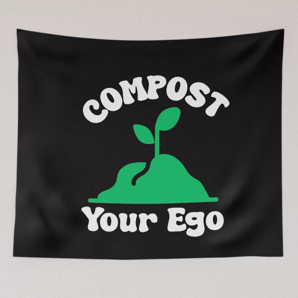 Item preview, Compost Your Ego Eco Unisex Tee, Nature Spiritual Shirt, Earth Lover Graphic Top, Sustainable Living T-Shirt, Mindfulness Yoga Apparel designed and sold by Orens POD.