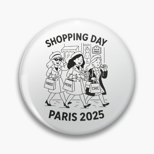 Item preview, Shopping Day Paris 2025 – Girls Trip Fashion Design designed and sold by jelonkaa.