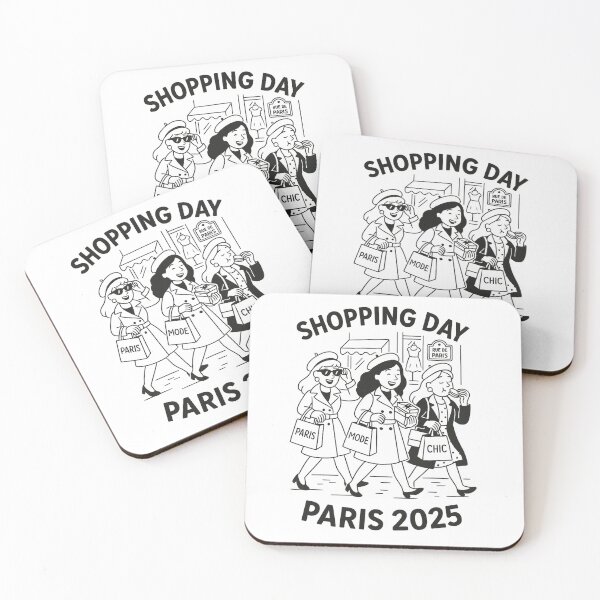 Item preview, Shopping Day Paris 2025 – Girls Trip Fashion Design designed and sold by jelonkaa.