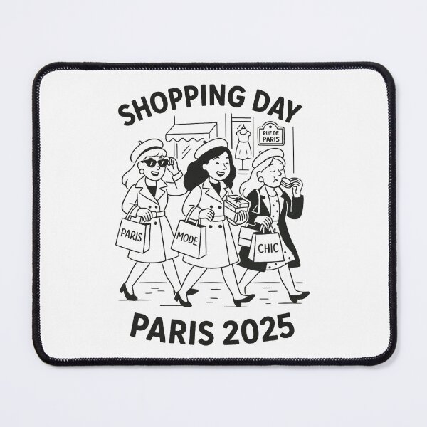 Item preview, Shopping Day Paris 2025 – Girls Trip Fashion Design designed and sold by jelonkaa.