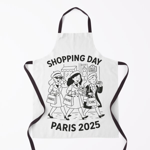 Item preview, Shopping Day Paris 2025 – Girls Trip Fashion Design designed and sold by jelonkaa.